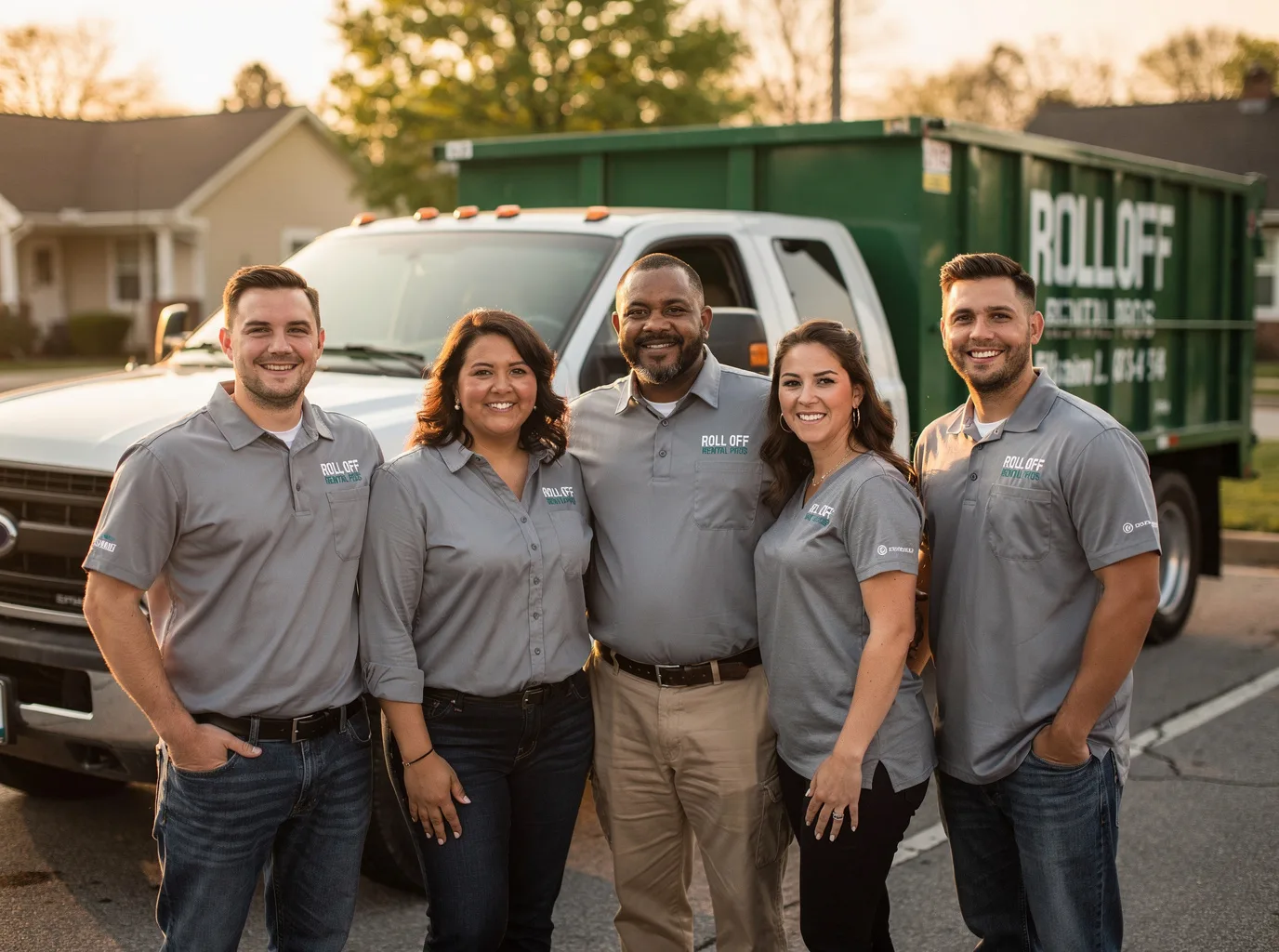 Roll Off Dumpster Rental company in Clam Lake, WI